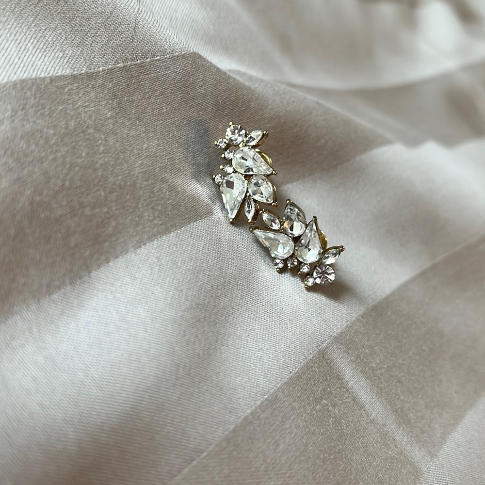 Multi shaped diamond earrings
